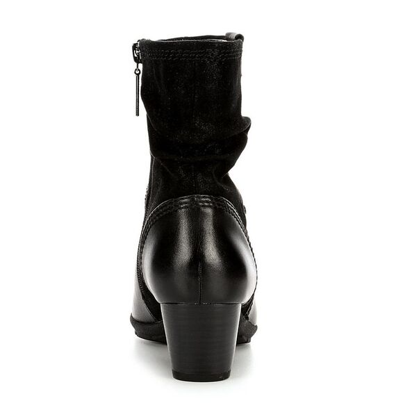 Medicus Womens 'Jil' Heeled Zip Up Slouch Ankle Boots - Picture 5 of 7